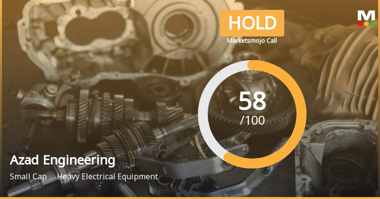 Azad Engineering Ltd is Rated Hold