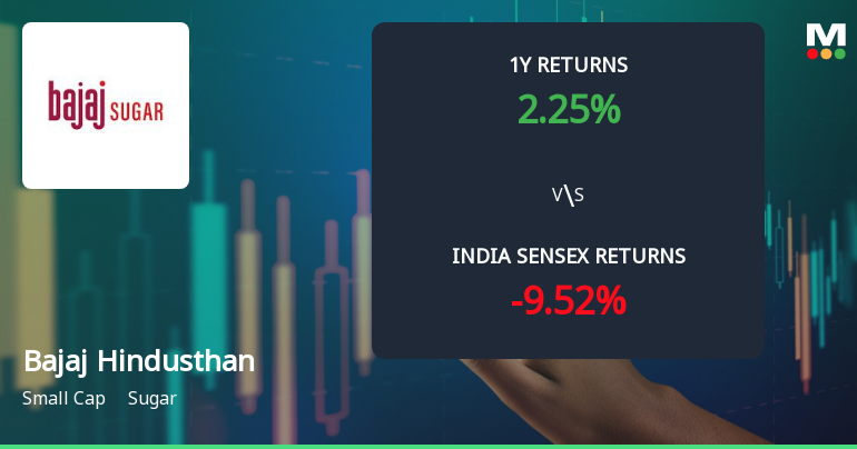Bajaj Hindusthan Sugar Ltd Technical Momentum Shifts Amid Mixed Market Signals