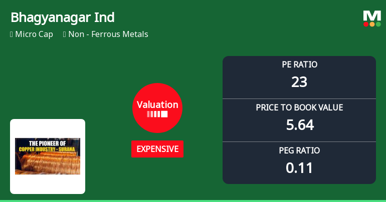 Bhagyanagar India Ltd Valuation Shifts Amidst Strong Market Returns