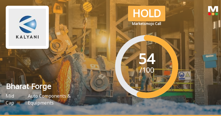 Bharat Forge Ltd. is Rated Hold by MarketsMOJO