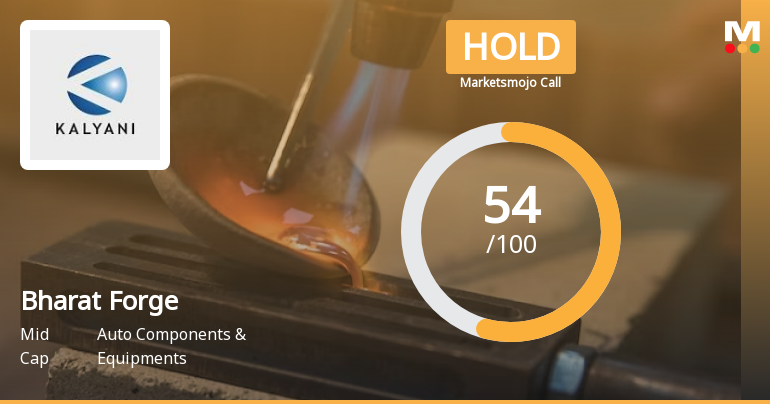 Bharat Forge Ltd. is Rated Hold by MarketsMOJO