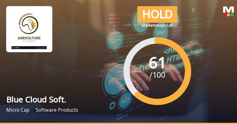 Blue Cloud Softech Solutions Ltd is Rated Hold