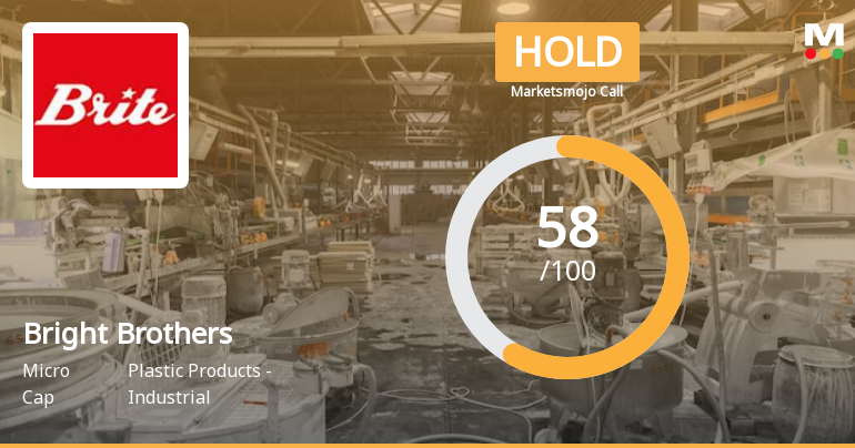 Bright Brothers Ltd is Rated Hold by MarketsMOJO