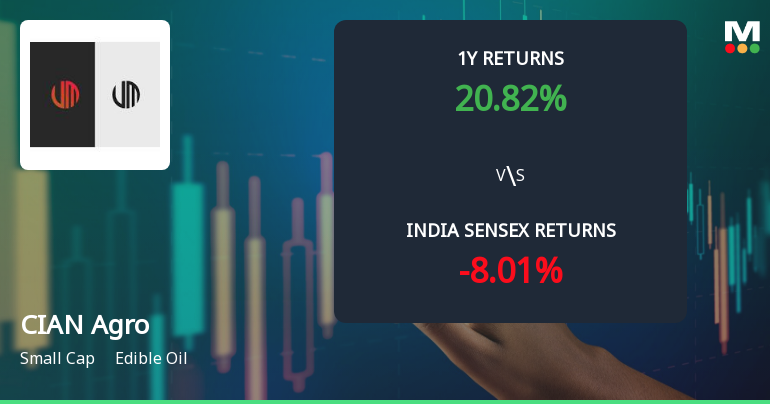 CIAN Agro Industries & Infrastructure Ltd Faces Mildly Bearish Momentum Amid Technical Shifts