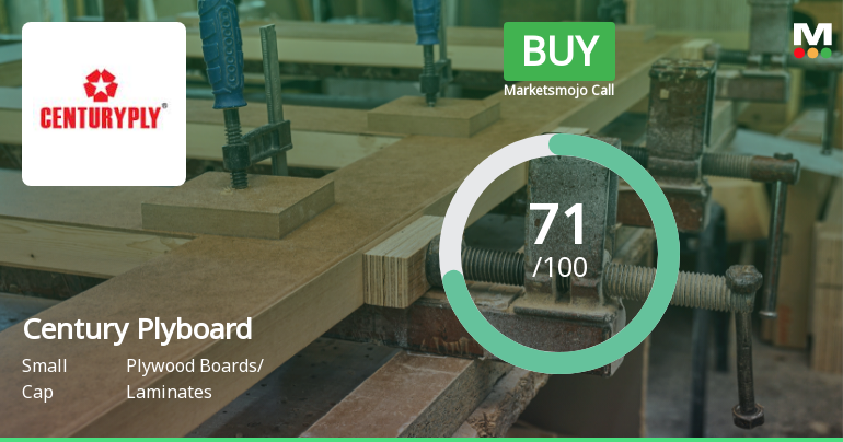 Century Plyboards Upgraded to Buy on Strong Financials and Technical Momentum