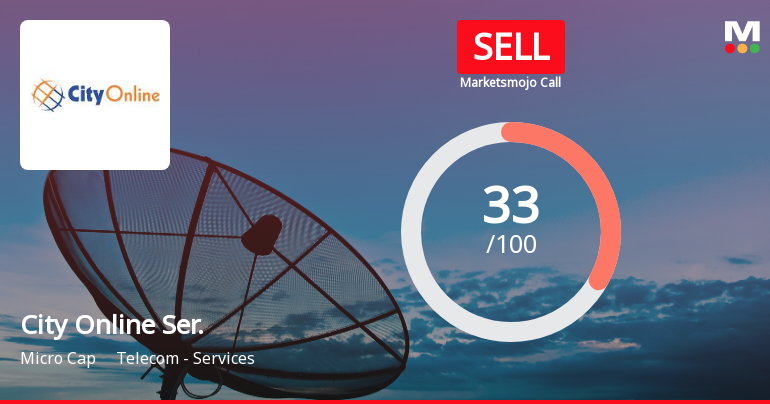 City Online Services Ltd Upgraded to Sell on Technical Improvements Despite Weak Fundamentals