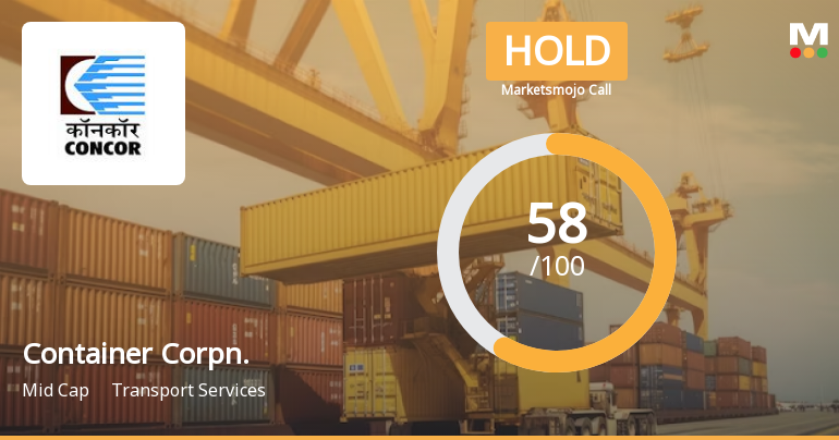 Container Corporation Of India Ltd is Rated Hold