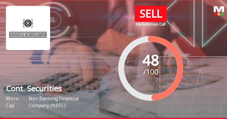 Continental Securities Ltd is Rated Sell