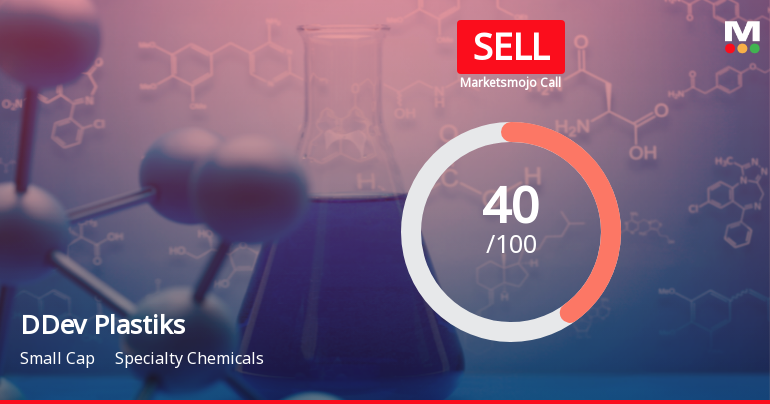DDev Plastiks Industries Ltd Downgraded to Sell Amid Technical and Financial Concerns