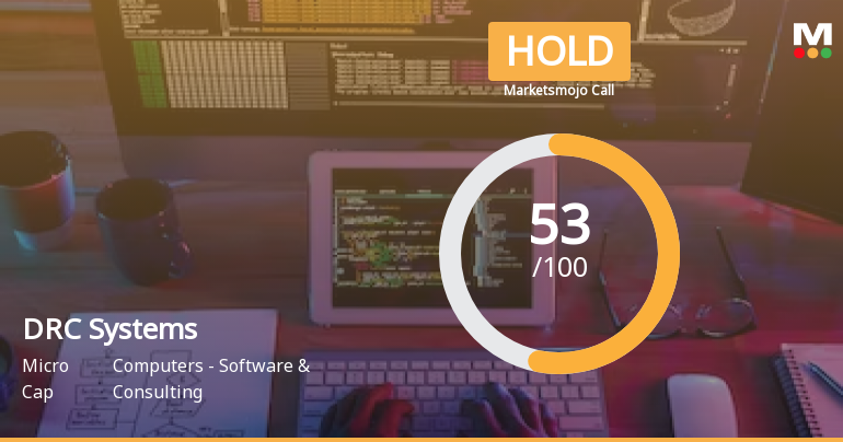 DRC Systems India Ltd is Rated Hold by MarketsMOJO