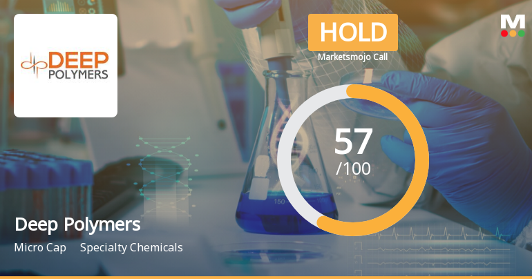 Deep Polymers Ltd is Rated Hold by MarketsMOJO