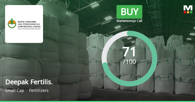 Deepak Fertilisers & Petrochemicals Upgraded to Buy on Improved Valuation and Financials