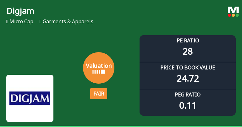 Digjam Ltd Valuation Shifts to Fair; Price Attractiveness Improves Amid Mixed Returns