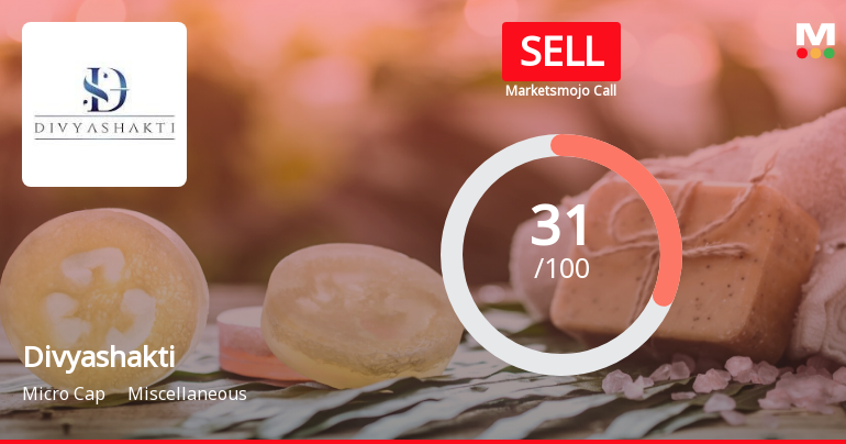 Divyashakti Ltd Upgraded to Sell as Technicals Improve Despite Weak Fundamentals