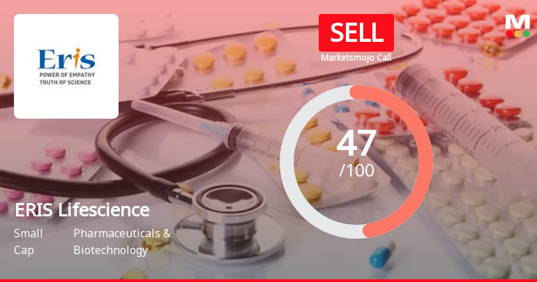 ERIS Lifesciences Ltd is Rated Sell