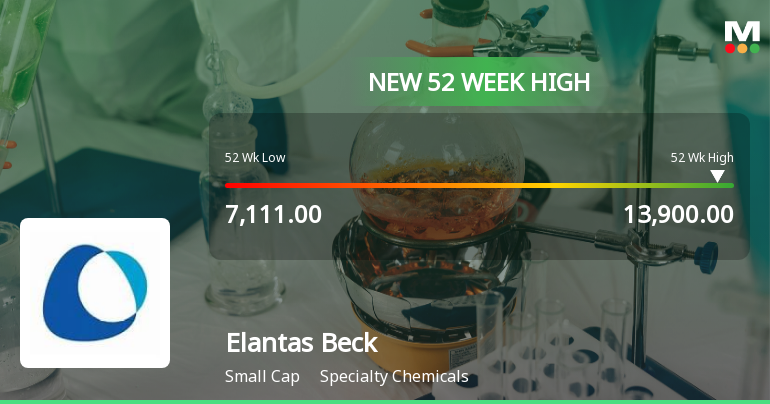 Broad-Based Technical Strength Lifts Elantas Beck India Ltd to 52-Week High of Rs 13900