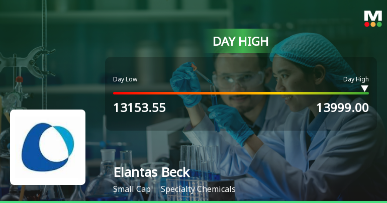 Elantas Beck India Ltd Surges 7.06% to Day's High of Rs 13,900 — Outperforms Sector by 3.3 Percentage Points