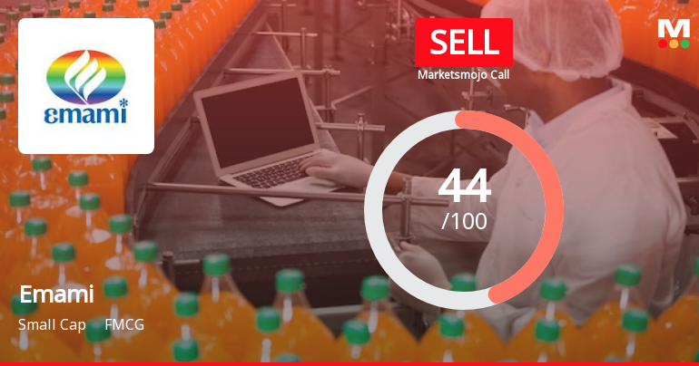 Emami Ltd. is Rated Sell by MarketsMOJO