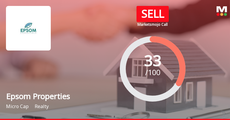 Epsom Properties Ltd Upgraded to Sell on Technical Improvements Despite Weak Fundamentals