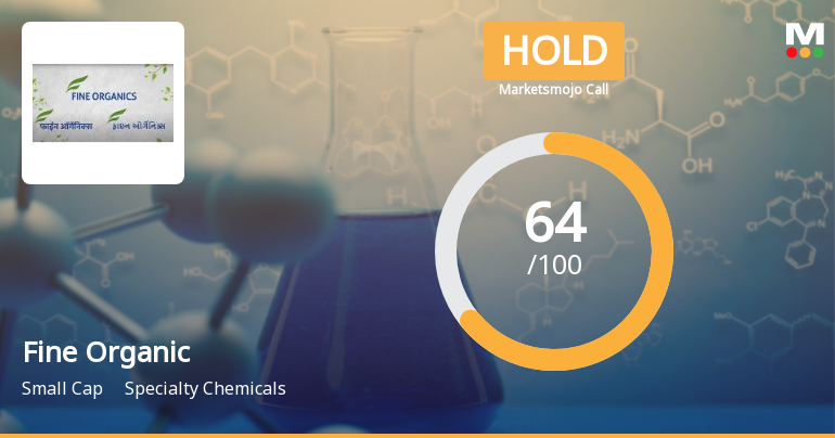 Fine Organic Industries Ltd Downgraded to Hold Amid Mixed Technical and Valuation Signals