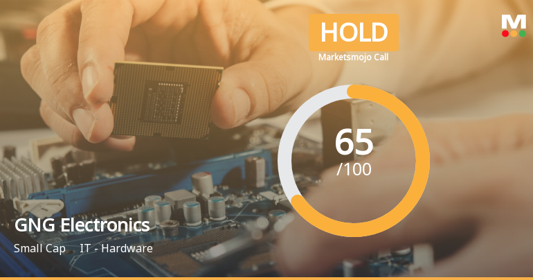 GNG Electronics Ltd is Rated Hold by MarketsMOJO