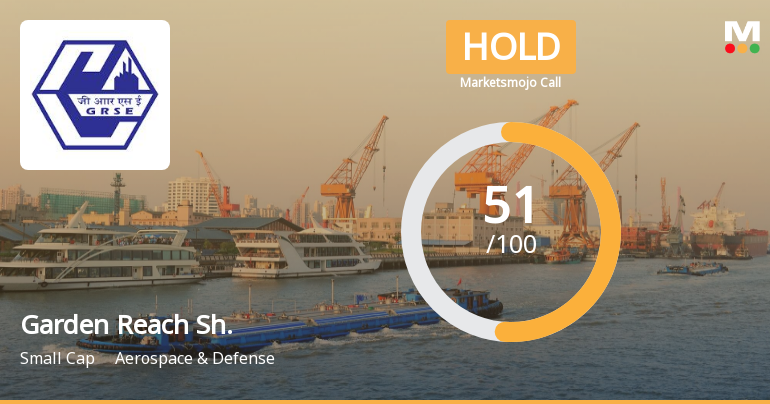 Garden Reach Shipbuilders & Engineers Ltd is Rated Hold
