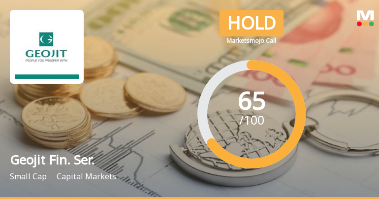 Geojit Financial Services Ltd is Rated Hold