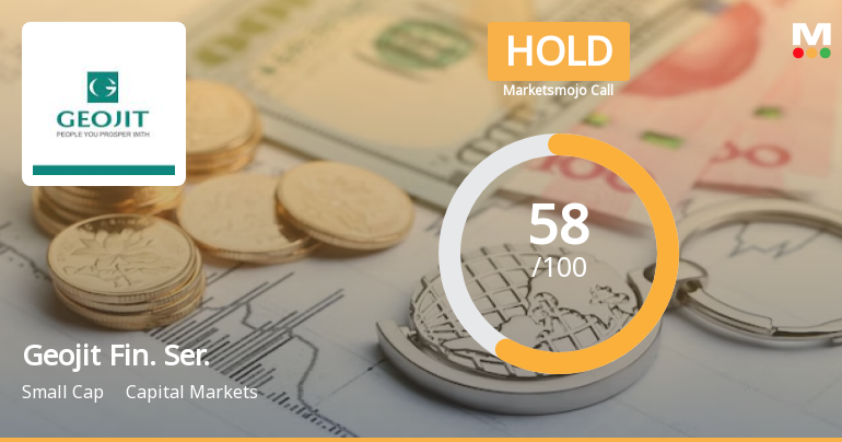 Geojit Financial Services Ltd is Rated Hold