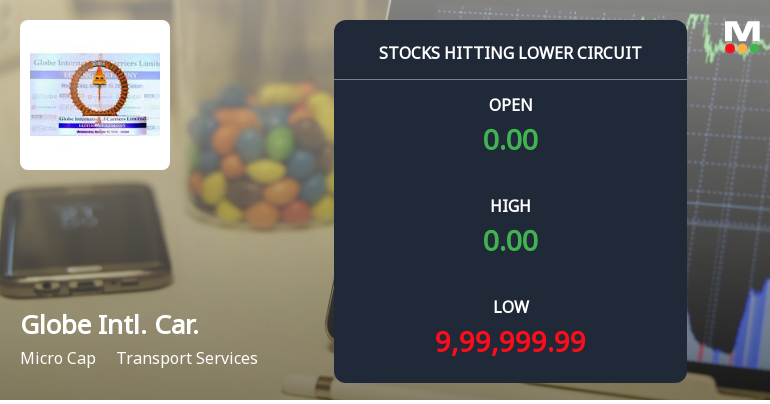 Globe International Carriers Ltd Locks at Lower Circuit With 2.95% Loss — Sellers Queue, No Buyers in Sight