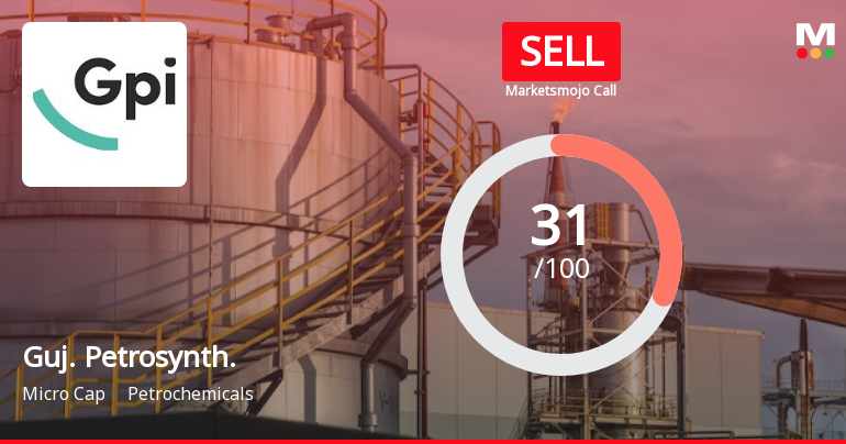 Gujarat Petrosynthese Ltd Upgraded to Sell on Technical Improvements Despite Lingering Fundamental Concerns