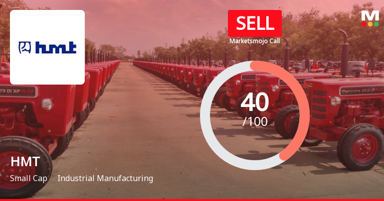 HMT Ltd is Rated Sell by MarketsMOJO