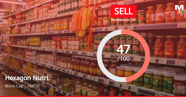 Hexagon Nutrition Ltd Downgraded to Sell Amid Technical Weakness and Flat Results
