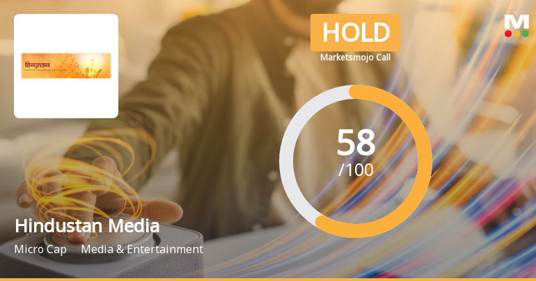 Hindustan Media Ventures Ltd is Rated Hold
