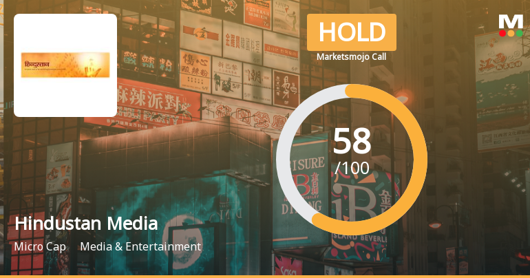 Hindustan Media Ventures Ltd Upgraded to Hold on Technical Improvements and Valuation Appeal