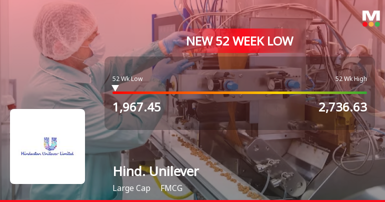 Markets Rally, But Hindustan Unilever Ltd Sinks to 52-Week Low in Stock-Specific Sell-Off
