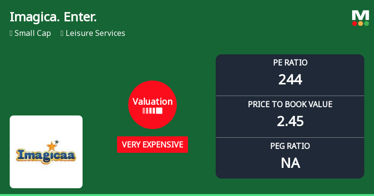 Imagicaaworld Entertainment Ltd Valuation Shifts Signal Heightened Price Risk