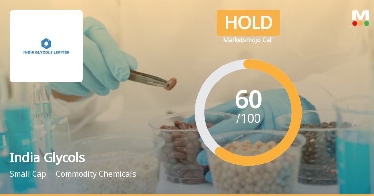 India Glycols Ltd Upgraded to Hold on Improved Technicals and Attractive Valuation