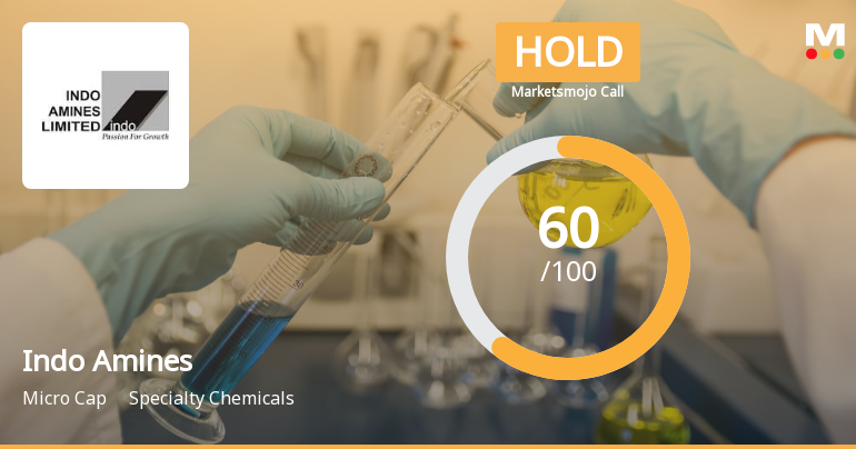 Indo Amines Ltd Downgraded to Hold Amid Mixed Financial and Technical Signals