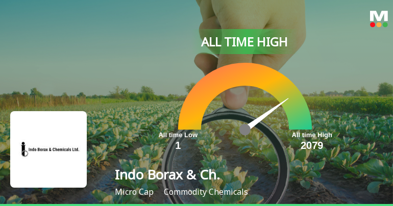 Indo Borax & Chemicals Ltd Hits All-Time High of Rs 531.70 as Momentum Builds Across Timeframes
