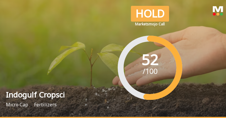 Indogulf Cropsciences Ltd is Rated Hold