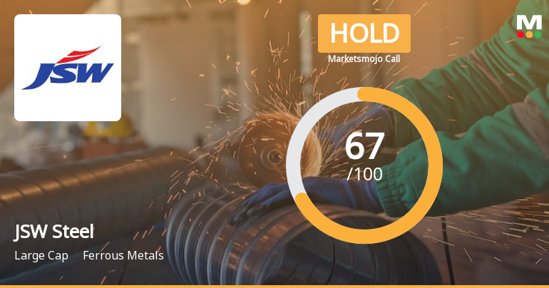 JSW Steel Ltd. is Rated Hold by MarketsMOJO