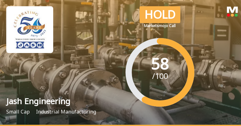 Jash Engineering Ltd is Rated Hold