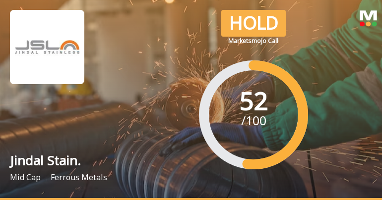 Jindal Stainless Ltd is Rated Hold by MarketsMOJO