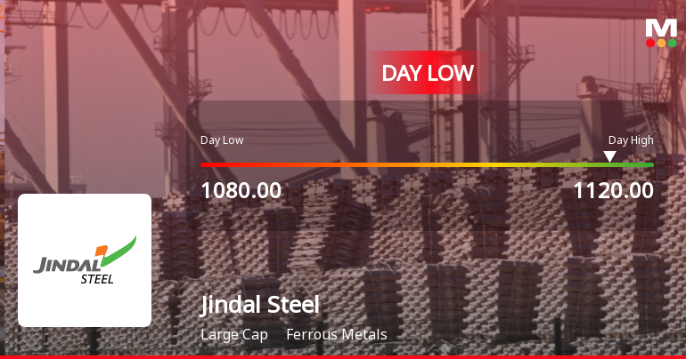 Jindal Steel Ltd. Hits Intraday Low Amid Price Pressure on 11 Sep 2026
