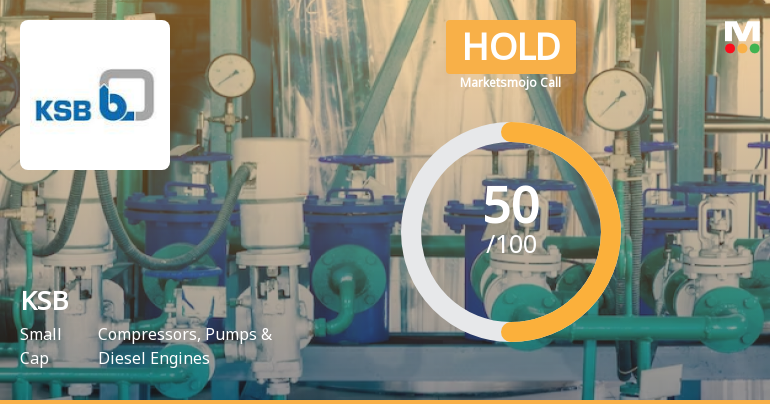 KSB Ltd is Rated Hold by MarketsMOJO