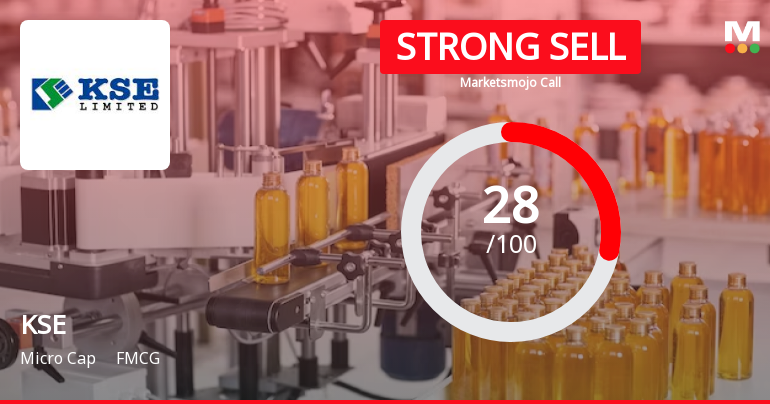 KSE Ltd Downgraded to Strong Sell Amid Weak Financials and Bearish Technicals