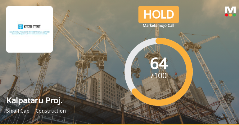 Kalpataru Projects International Ltd Downgraded to Hold Amid Mixed Technical Signals