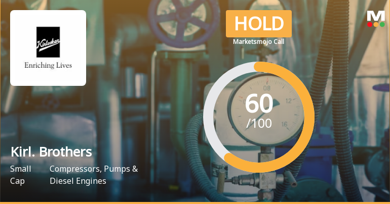 Kirloskar Brothers Ltd is Rated Hold