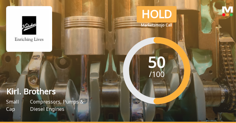 Kirloskar Brothers Ltd Upgraded to Hold as Valuation and Technicals Shift