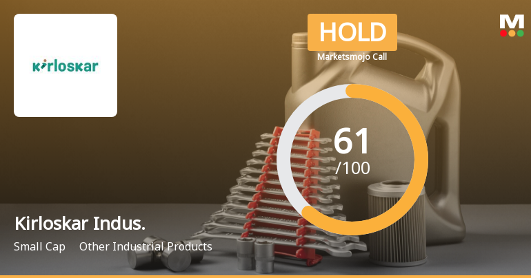 Kirloskar Industries Ltd is Rated Hold